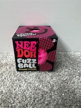 Needoh Fuzz Ball Kids Toy - Pink
